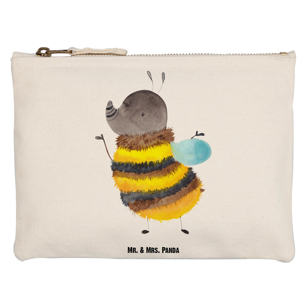 Schminktasche Hummel flauschig Schminktasche, Kosmetiktasche, Kosmetikbeutel, Stiftemäppchen, Etui, Federmappe, Makeup, XXL, Schminketui, Kosmetiketui, Schlamperetui, Tiermotive, Gute Laune, lustige Sprüche, Tiere, Hummel, Flauschig, Biene, Blume, Natur