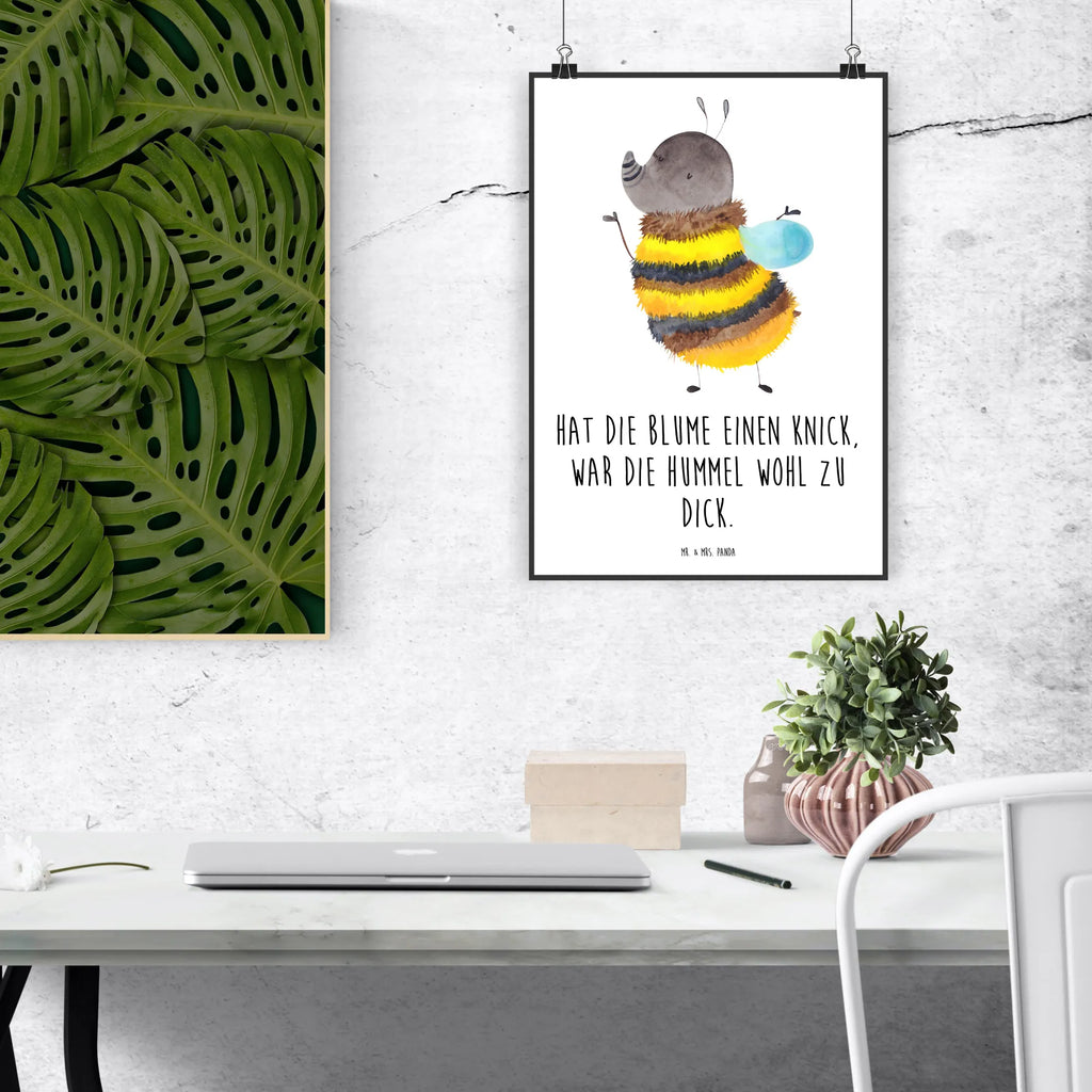 Poster Hummel flauschig Poster, Wandposter, Bild, Wanddeko, Küchenposter, Kinderposter, Wanddeko Bild, Raumdekoration, Wanddekoration, Handgemaltes Poster, Mr. & Mrs. Panda Poster, Designposter, Kunstdruck, Posterdruck, Tiermotive, Gute Laune, lustige Sprüche, Tiere, Hummel, Flauschig, Biene, Blume, Natur