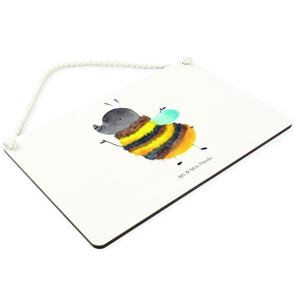 Deko Schild Hummel flauschig Dekoschild, Deko Schild, Schild, Tür Schild, Türschild, Holzschild, Wandschild, Wanddeko, Tiermotive, Gute Laune, lustige Sprüche, Tiere, Hummel, Flauschig, Biene, Blume, Natur