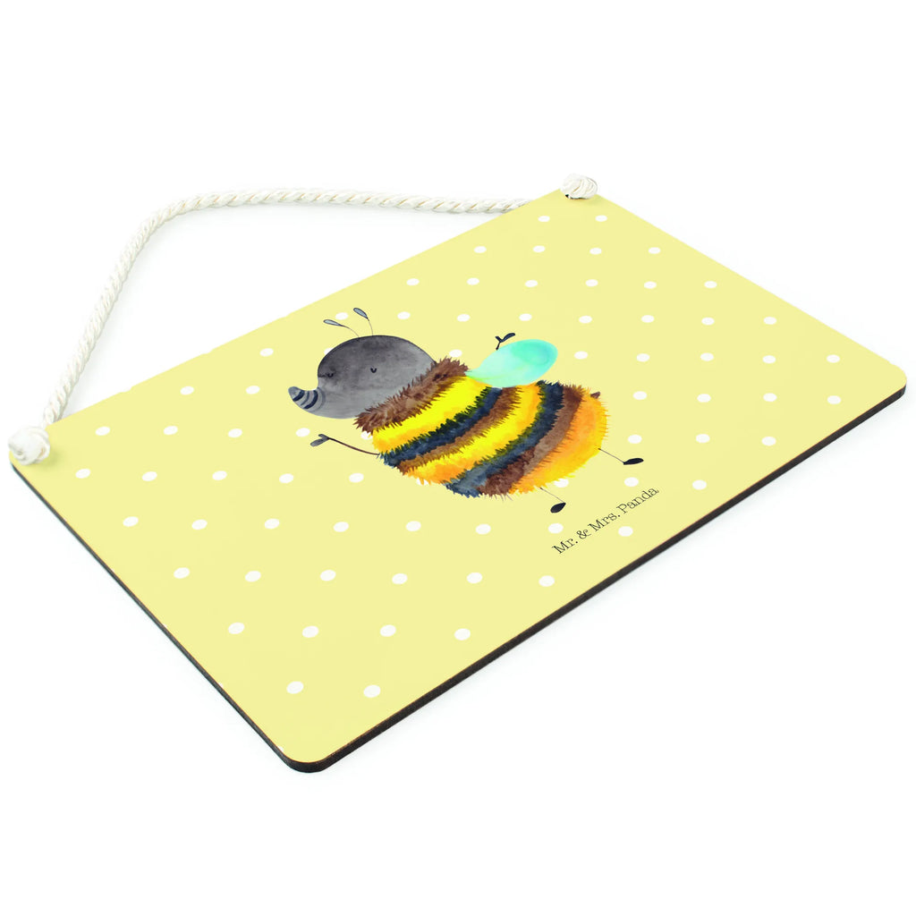 Deko Schild Hummel flauschig Dekoschild, Deko Schild, Schild, Tür Schild, Türschild, Holzschild, Wandschild, Wanddeko, Tiermotive, Gute Laune, lustige Sprüche, Tiere, Hummel, Flauschig, Biene, Blume, Natur