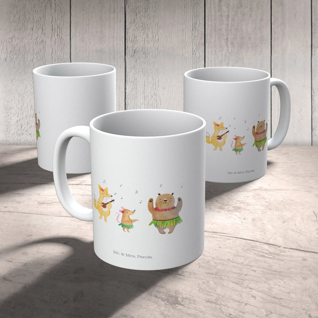 Tasse Waldtiere Aloha Tasse, Kaffeetasse, Teetasse, Becher, Kaffeebecher, Teebecher, Keramiktasse, Porzellantasse, Büro Tasse, Geschenk Tasse, Tasse Sprüche, Tasse Motive, Kaffeetassen, Tasse bedrucken, Designer Tasse, Cappuccino Tassen, Schöne Teetassen, Tiermotive, Gute Laune, lustige Sprüche, Tiere, Wald, Waldtiere, Musik, Aloha, Bär, Hase, Igel, Tanzen, Leben, Lachen