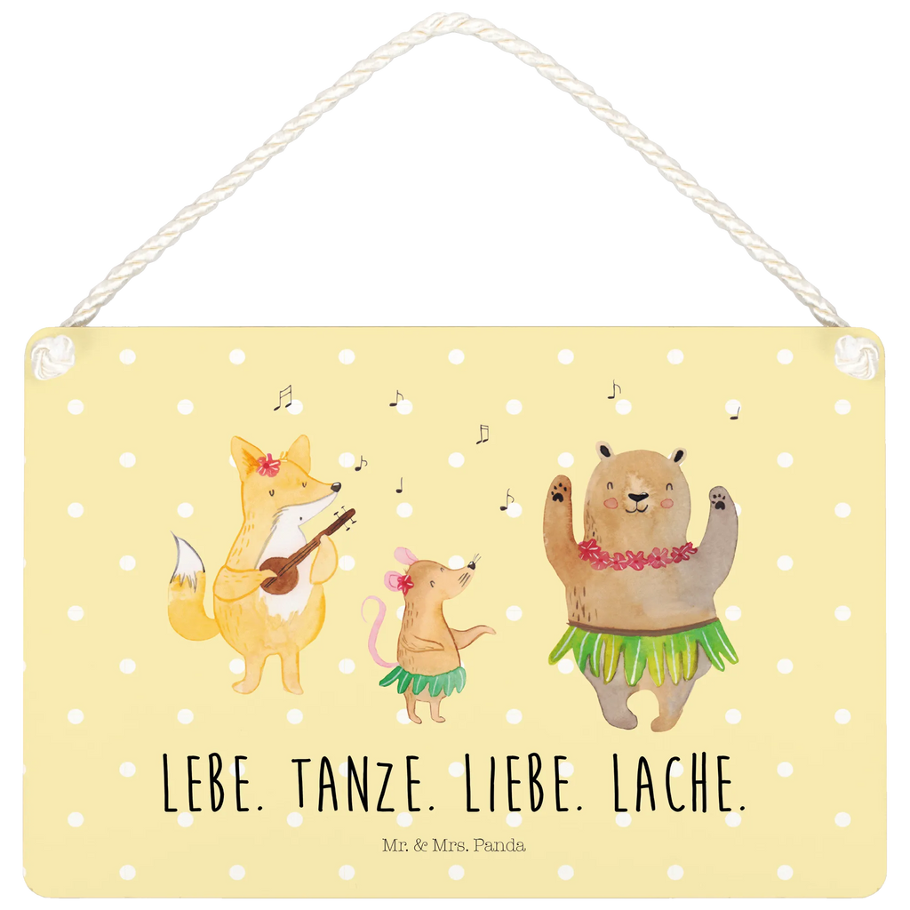 Deko Schild Waldtiere Aloha Dekoschild, Deko Schild, Schild, Tür Schild, Türschild, Holzschild, Wandschild, Wanddeko, Tiermotive, Gute Laune, lustige Sprüche, Tiere, Wald, Waldtiere, Musik, Aloha, Bär, Hase, Igel, Tanzen, Leben, Lachen