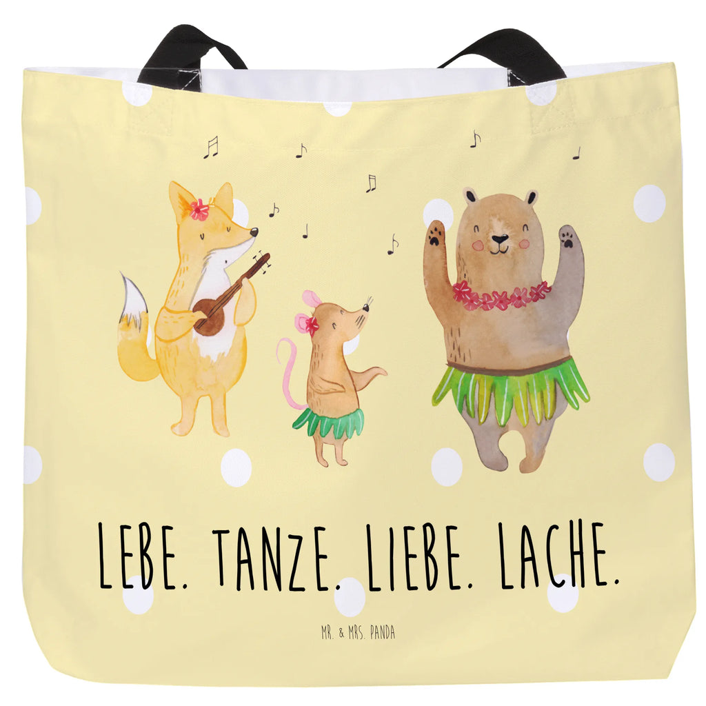 Shopper Waldtiere Aloha Beutel, Einkaufstasche, Tasche, Strandtasche, Einkaufsbeutel, Shopper, Schultasche, Freizeittasche, Tragebeutel, Schulbeutel, Alltagstasche, Tiermotive, Gute Laune, lustige Sprüche, Tiere, Wald, Waldtiere, Musik, Aloha, Bär, Hase, Igel, Tanzen, Leben, Lachen