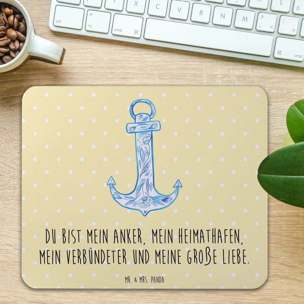 Mauspad Anker Blau Mousepad, Computer zubehör, Büroausstattung, PC Zubehör, Arbeitszimmer, Mauspad, Einzigartiges Mauspad, Designer Mauspad, Mausunterlage, Mauspad Büro, Tiermotive, Gute Laune, lustige Sprüche, Tiere