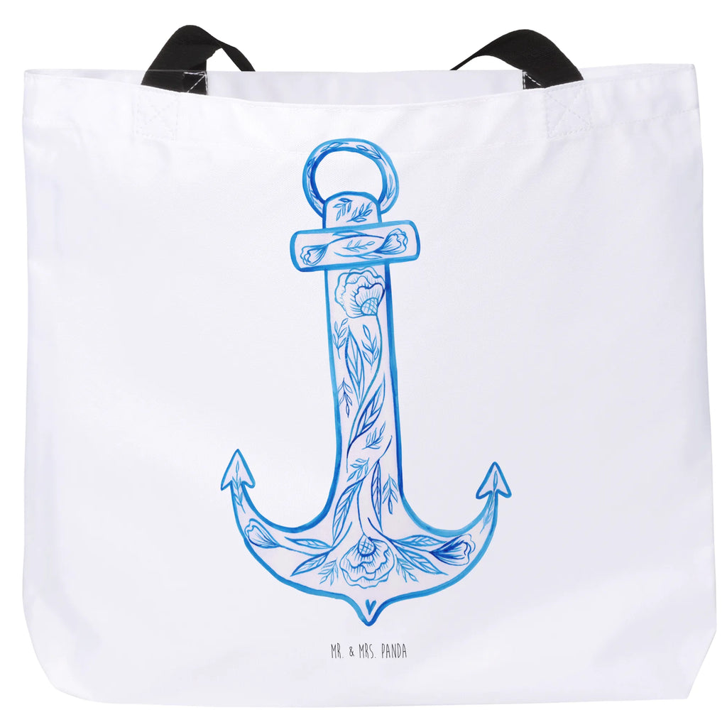 Shopper Anker Blau Beutel, Einkaufstasche, Tasche, Strandtasche, Einkaufsbeutel, Shopper, Schultasche, Freizeittasche, Tragebeutel, Schulbeutel, Alltagstasche, Tiermotive, Gute Laune, lustige Sprüche, Tiere