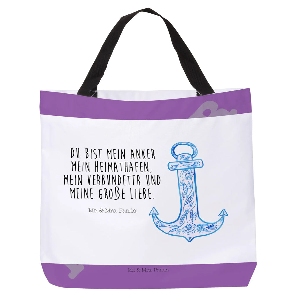 Shopper Anker Blau Beutel, Einkaufstasche, Tasche, Strandtasche, Einkaufsbeutel, Shopper, Schultasche, Freizeittasche, Tragebeutel, Schulbeutel, Alltagstasche, Tiermotive, Gute Laune, lustige Sprüche, Tiere