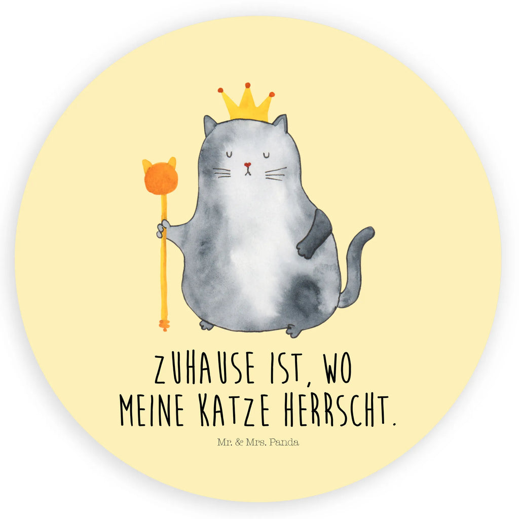 Rund Aufkleber Katzen Koenig Sticker, Aufkleber, Etikett, Katze, Katzenmotiv, Katzenfan, Katzendeko, Katzenfreund, Katzenliebhaber, Katzenprodukte, Katzenartikel, Katzenaccessoires, Katzensouvenirs, Katzenliebhaberprodukte, Katzenmotive, Katzen, Kater, Mietze, Cat, Cats, Katzenhalter, Katzenbesitzerin, Haustier, König, Königin, Queen, Familie, Mietzhaus, Wohnung, erste eigenen Wohnung, Umzug, Einzug