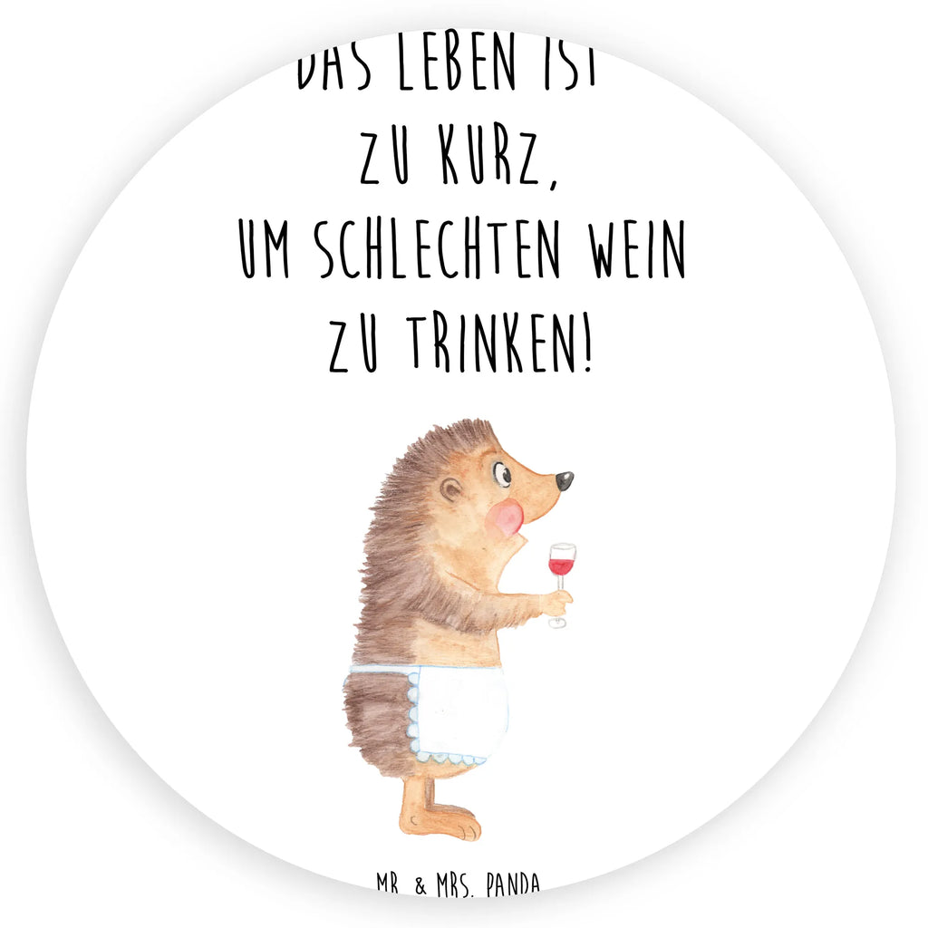 Rund Aufkleber Igel mit Wein Sticker, Aufkleber, Etikett, Tiermotive, Gute Laune, lustige Sprüche, Tiere, Wein Spruch, Igel, Geschenk Weintrinker, Geschenk Weinliebhaber, Wein Deko, Weinglas, Rotwein, Weißwein, Wein trinken