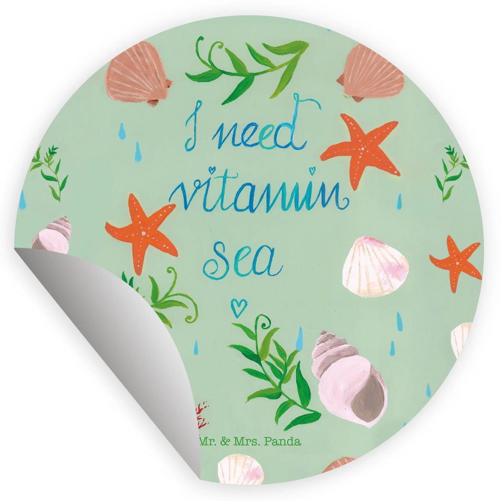 Rund Aufkleber Vitamin Sea Sticker, Aufkleber, Etikett, Kinder, rund, Blumen Deko, Frühlings Deko, Sommer Deko, Dekoration, positive Botschaft, Naturliebhaber, Outdoor, Natur, Abenteuer, Vitamin Sea, See, Schwimmen Spruch, Schwimmer Geschenk, Strand Urlaub, Wasserratte Geschenk, Urlaub am Meer