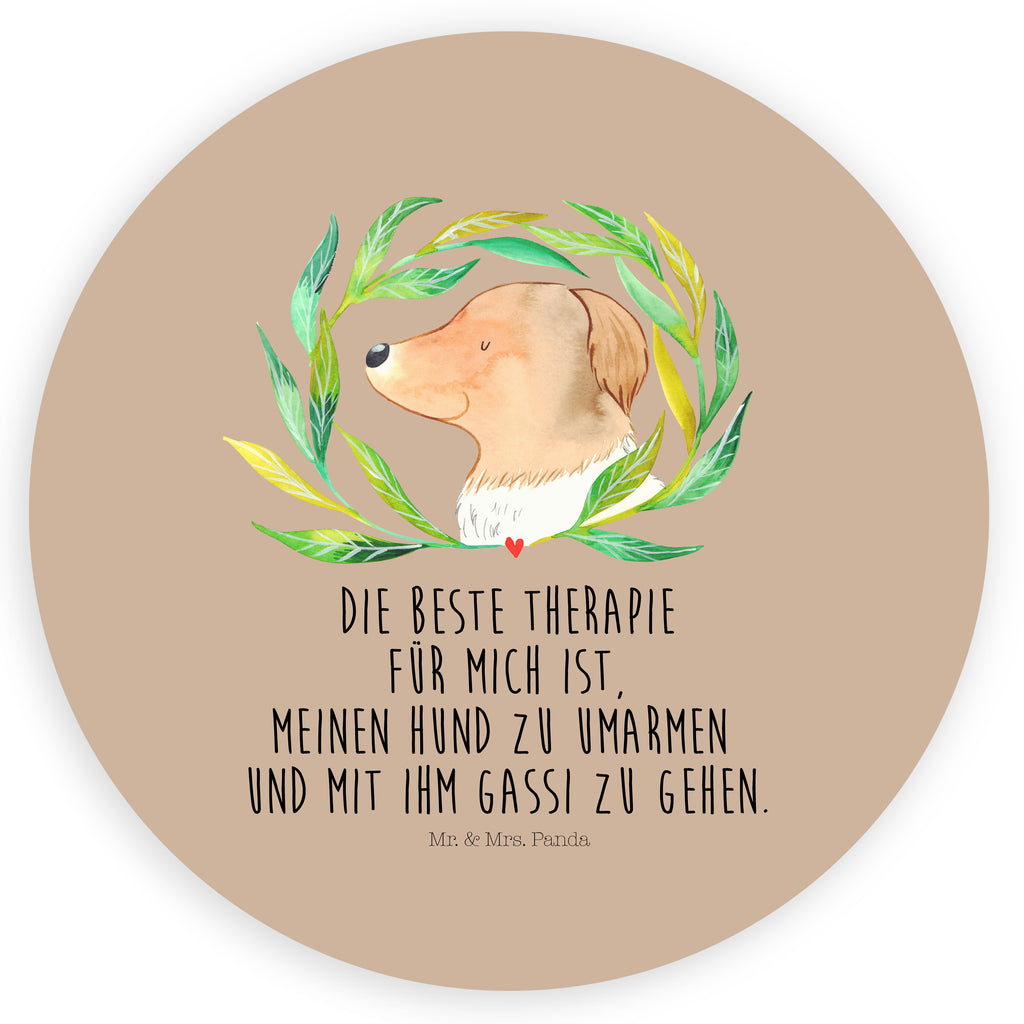 Rund Aufkleber Hund Ranke Sticker, Aufkleber, Etikett, Hund, Hundemotiv, Haustier, Hunderasse, Tierliebhaber, Hundebesitzer, Sprüche, Ranke, Therapie, Selbsttherapie, Hundeliebe, Hundeglück, Hunde