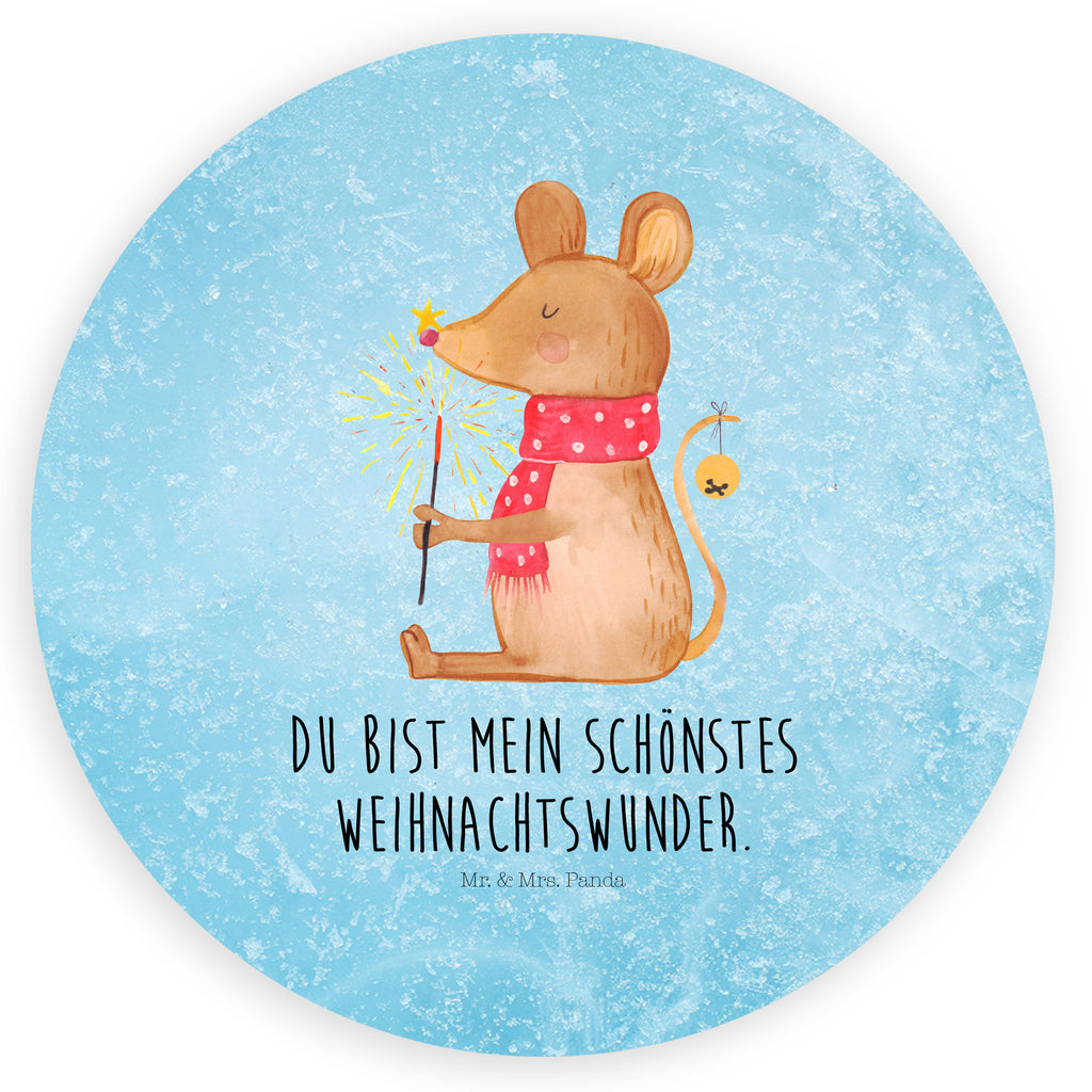 Rund Aufkleber Weihnachtsmaus Sticker, Aufkleber, Etikett, Winter, Weihnachten, Weihnachtsdeko, Nikolaus, Advent, Heiligabend, Wintermotiv, Frohe Weihnachten, Weihnachtsgruß, Weihnachtsmotiv, Maus, Mäuschen, Weihnachtswunder