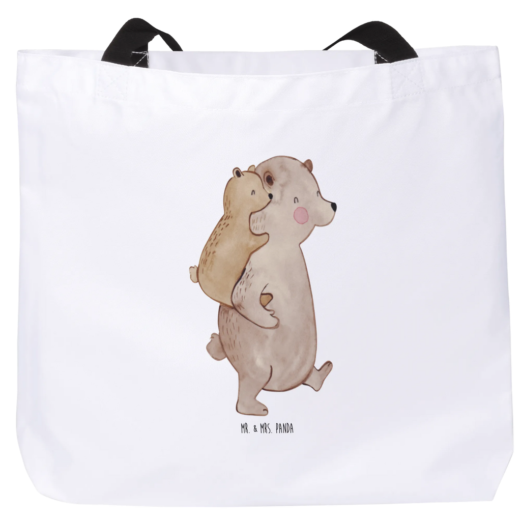 Shopper Papa Bär Beutel, Einkaufstasche, Tasche, Strandtasche, Einkaufsbeutel, Shopper, Schultasche, Freizeittasche, Tragebeutel, Schulbeutel, Alltagstasche, Familie, Vatertag, Muttertag, Bruder, Schwester, Mama, Papa, Oma, Opa, Geschenk, Vater, Papi, Vati, Onkel, Geburtstag