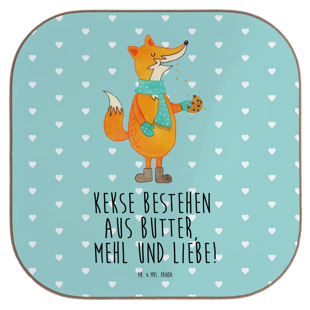 Quadratische Untersetzer Fuchs Keks Untersetzer, Bierdeckel, Glasuntersetzer, Untersetzer Gläser, Getränkeuntersetzer, Untersetzer aus Holz, Untersetzer für Gläser, Korkuntersetzer, Untersetzer Holz, Holzuntersetzer, Tassen Untersetzer, Untersetzer Design, Fuchs, Füchse, Backen Spruch, Kekse, Winter, Weihnachtszeit, Plätzchen, Liebe, Küche Deko