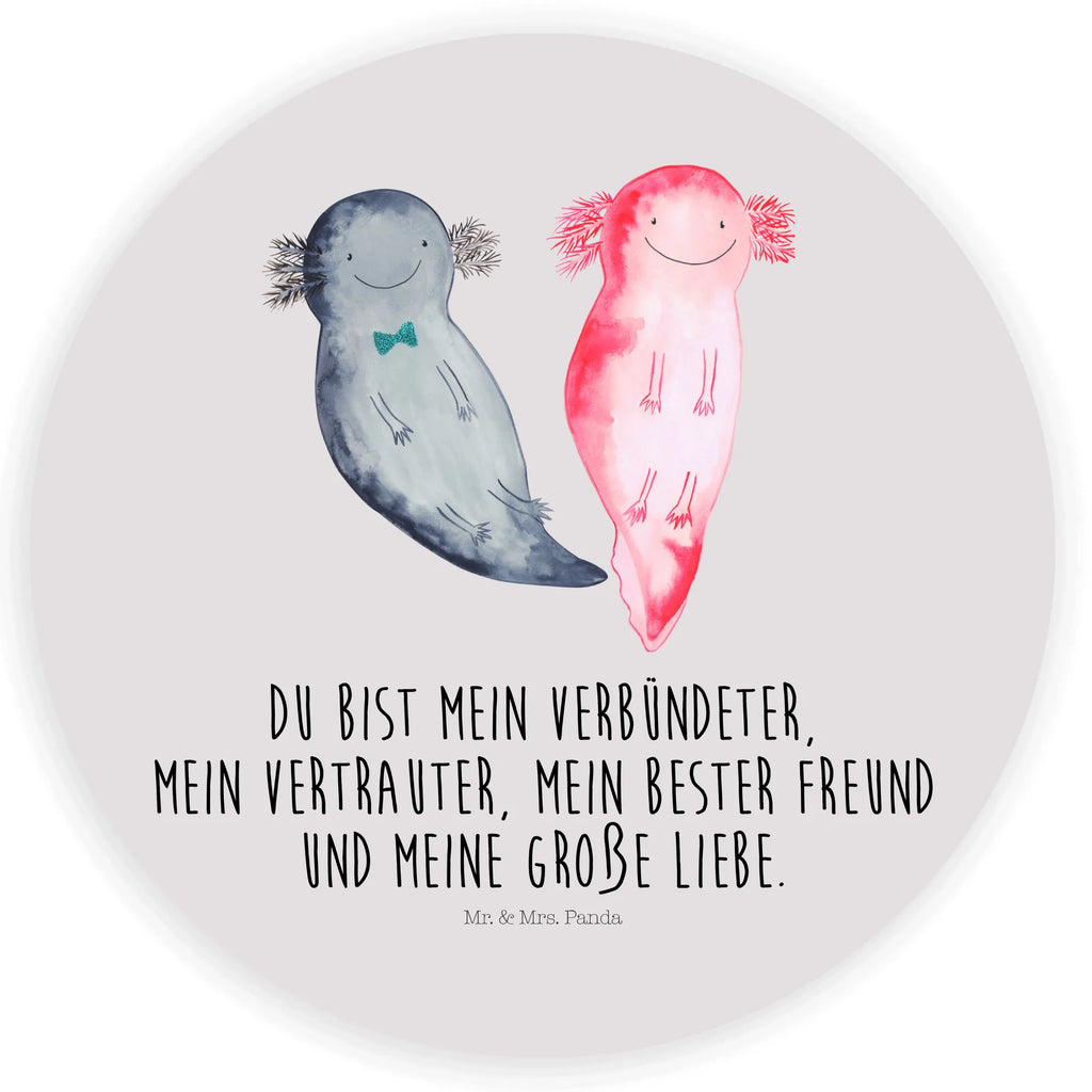 Rund Aufkleber Axolotl Freundin Sticker, Aufkleber, Etikett, Axolotl, Molch, Axolot, Schwanzlurch, Lurch, Lurche, Liebe, große Liebe, Liebesbeweis, Freund, Verlobter, Ehemann, Jahrestag, Valentinstag