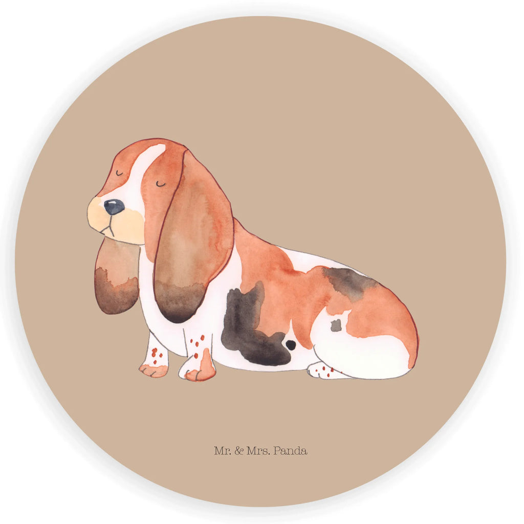 Rund Aufkleber Hund Basset Hound Sticker, Aufkleber, Etikett, Hund, Hundemotiv, Haustier, Hunderasse, Tierliebhaber, Hundebesitzer, Sprüche, Basset Hound, Basset, Hundeliebe, kinderlos