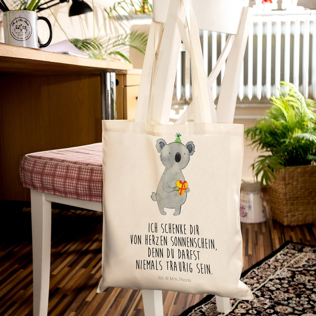 Tragetasche Koala Geschenk Beuteltasche, Beutel, Einkaufstasche, Jutebeutel, Stoffbeutel, Tasche, Shopper, Umhängetasche, Strandtasche, Schultertasche, Stofftasche, Tragetasche, Badetasche, Jutetasche, Einkaufstüte, Laptoptasche, Koala, Koalabär, Geschenk, Geburtstag, Party