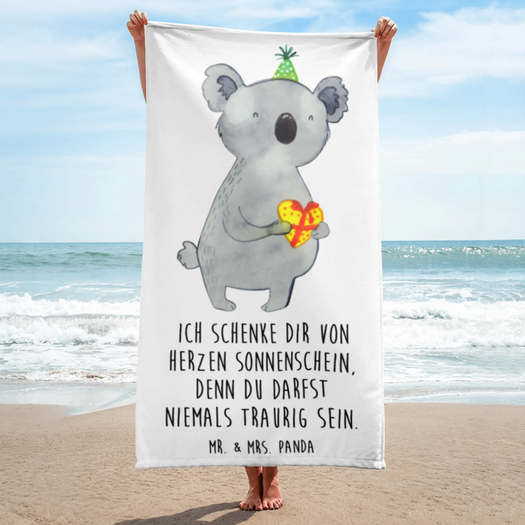 XL Badehandtuch Koala Geschenk Handtuch, Badetuch, Duschtuch, Strandtuch, Saunatuch, Koala, Koalabär, Geschenk, Geburtstag, Party