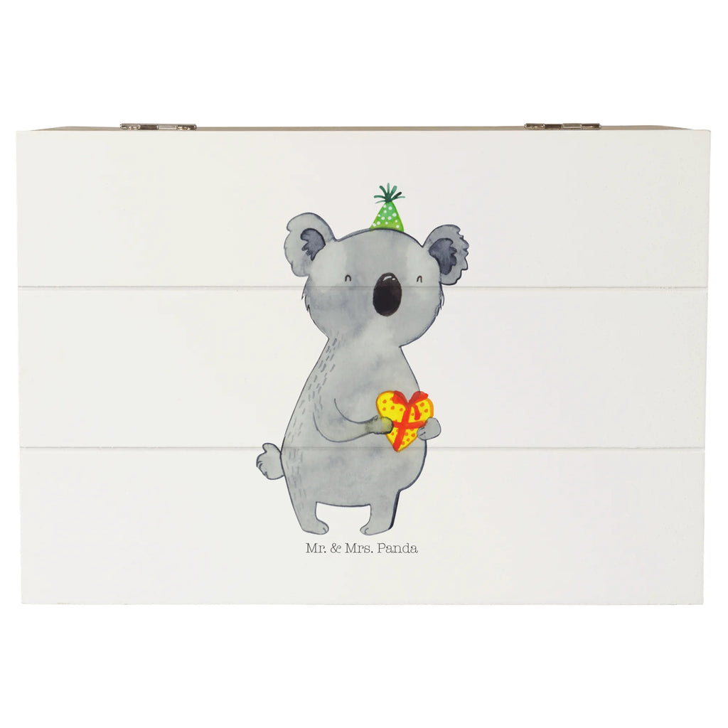 Holzkiste Koala Geschenk Holzkiste, Kiste, Schatzkiste, Truhe, Schatulle, XXL, Erinnerungsbox, Erinnerungskiste, Dekokiste, Aufbewahrungsbox, Geschenkbox, Geschenkdose, Koala, Koalabär, Geschenk, Geburtstag, Party