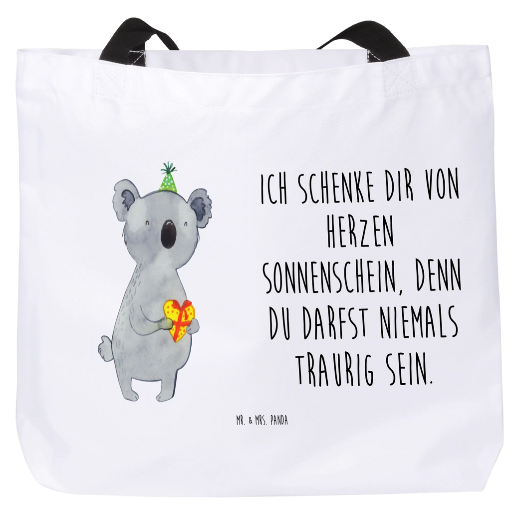 Shopper Koala Geschenk Beutel, Einkaufstasche, Tasche, Strandtasche, Einkaufsbeutel, Shopper, Schultasche, Freizeittasche, Tragebeutel, Schulbeutel, Alltagstasche, Koala, Koalabär, Geschenk, Geburtstag, Party