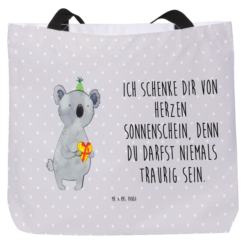 Shopper Koala Geschenk Beutel, Einkaufstasche, Tasche, Strandtasche, Einkaufsbeutel, Shopper, Schultasche, Freizeittasche, Tragebeutel, Schulbeutel, Alltagstasche, Koala, Koalabär, Geschenk, Geburtstag, Party