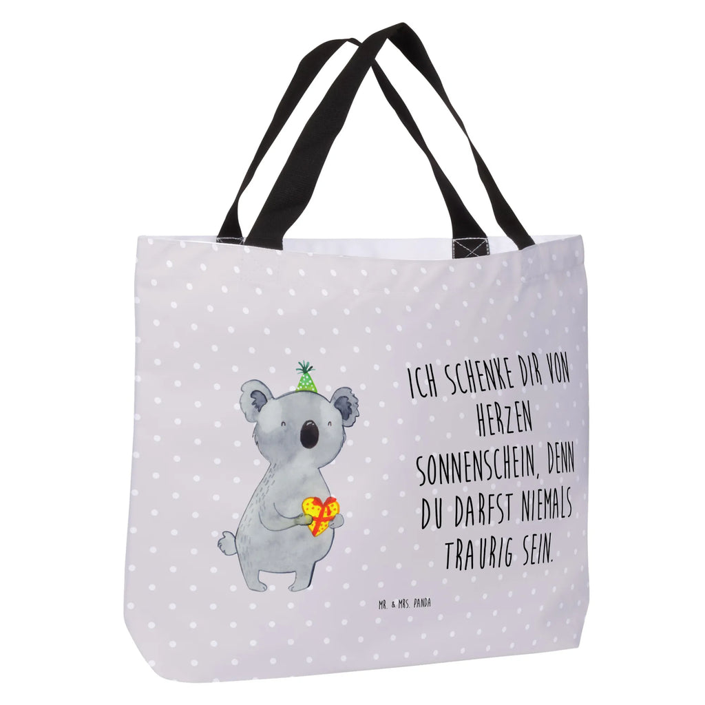 Shopper Koala Geschenk Beutel, Einkaufstasche, Tasche, Strandtasche, Einkaufsbeutel, Shopper, Schultasche, Freizeittasche, Tragebeutel, Schulbeutel, Alltagstasche, Koala, Koalabär, Geschenk, Geburtstag, Party