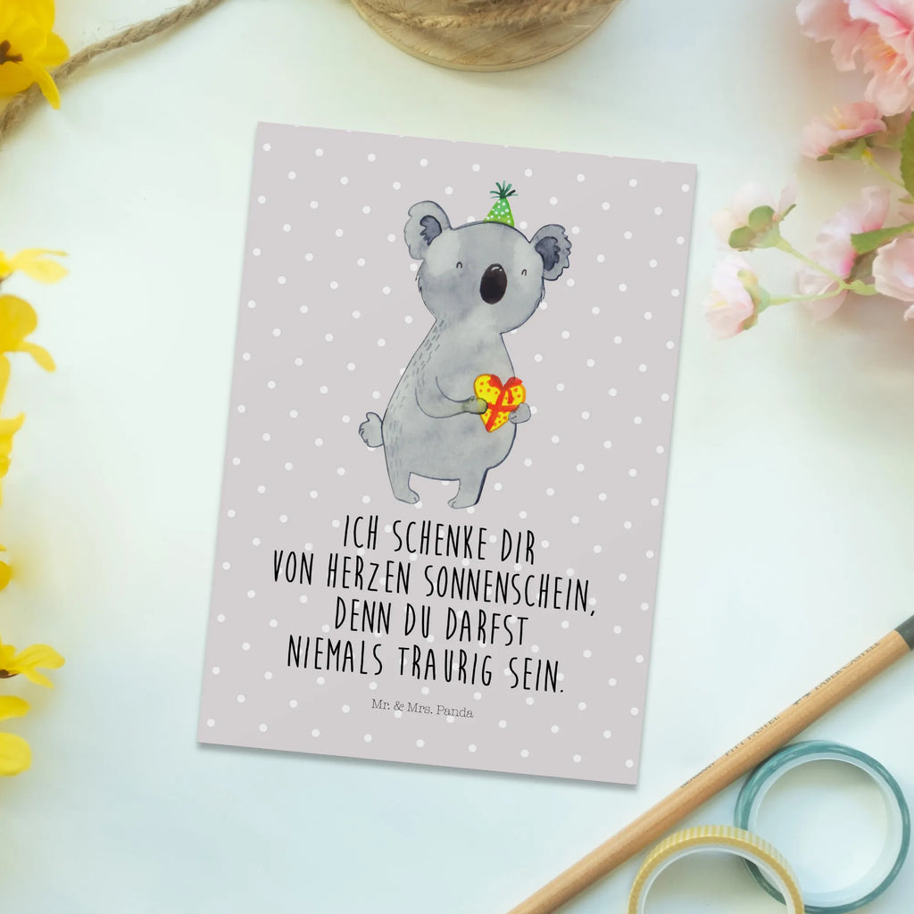 Postkarte Koala Geschenk Postkarte, Karte, Geschenkkarte, Grußkarte, Einladung, Ansichtskarte, Geburtstagskarte, Einladungskarte, Dankeskarte, Ansichtskarten, Einladung Geburtstag, Einladungskarten Geburtstag, Koala, Koalabär, Geschenk, Geburtstag, Party