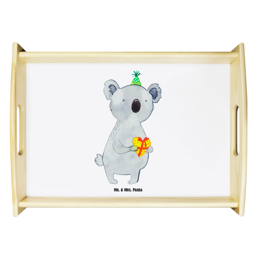 Serviertablett Koala Geschenk Serviertablett, Tablett, Holztablett, Küchentablett, Dekotablett, Frühstückstablett, Koala, Koalabär, Geschenk, Geburtstag, Party