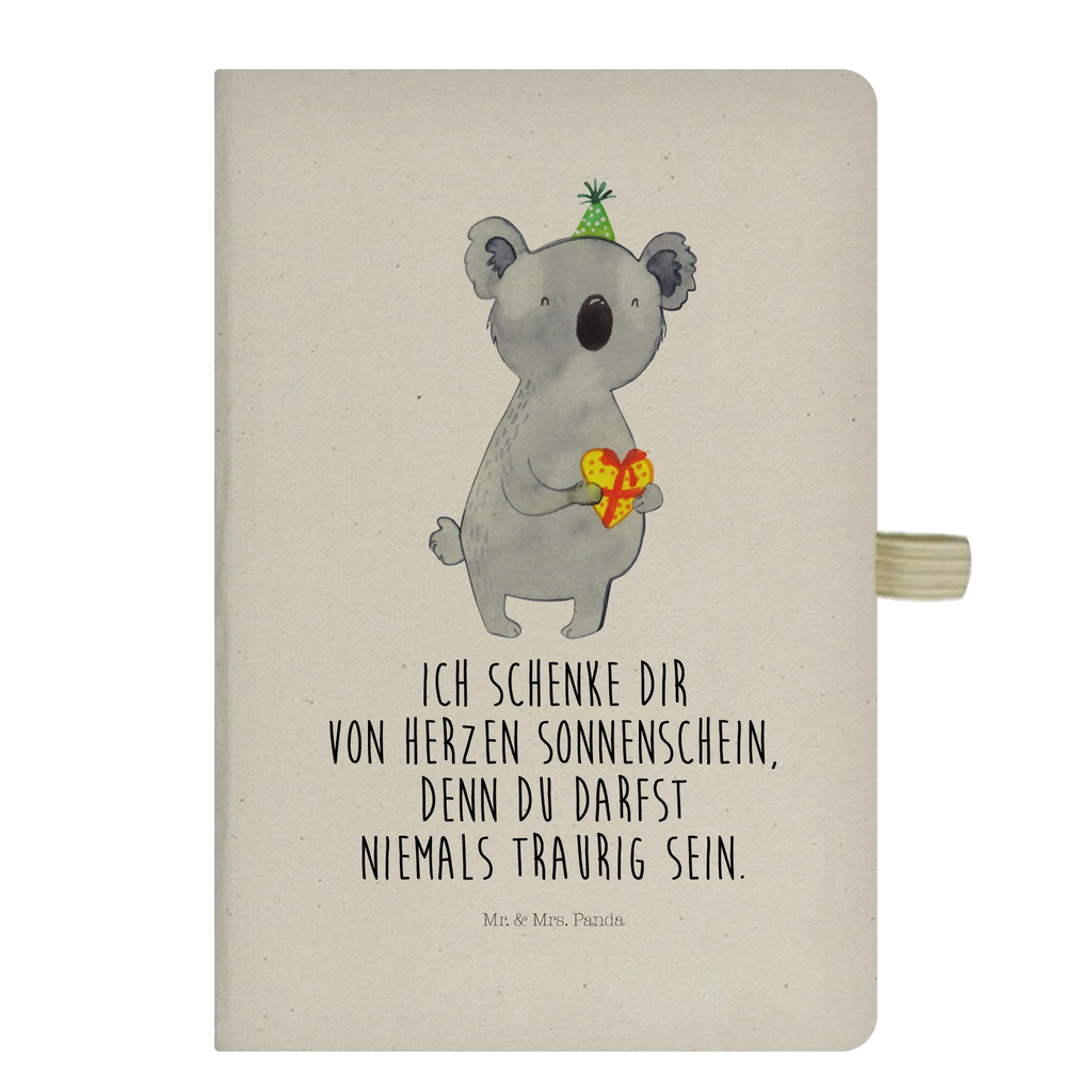 Baumwoll Notizbuch Koala Geschenk Notizen, Eintragebuch, Tagebuch, Notizblock, Adressbuch, Journal, Kladde, Skizzenbuch, Notizheft, Schreibbuch, Schreibheft, Koala, Koalabär, Geschenk, Geburtstag, Party