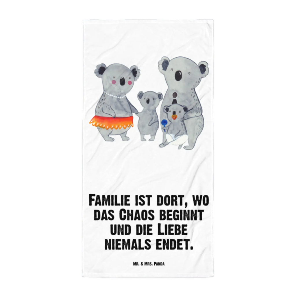 XL Badehandtuch Koala Familie Handtuch, Badetuch, Duschtuch, Strandtuch, Saunatuch, Familie, Vatertag, Muttertag, Bruder, Schwester, Mama, Papa, Oma, Opa, Koala, Koalas, Family, Kinder, Geschwister, Familienleben