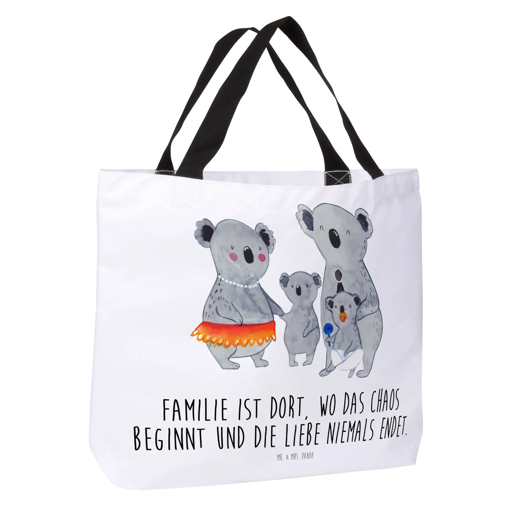 Shopper Koala Familie Beutel, Einkaufstasche, Tasche, Strandtasche, Einkaufsbeutel, Shopper, Schultasche, Freizeittasche, Tragebeutel, Schulbeutel, Alltagstasche, Familie, Vatertag, Muttertag, Bruder, Schwester, Mama, Papa, Oma, Opa, Koala, Koalas, Family, Kinder, Geschwister, Familienleben