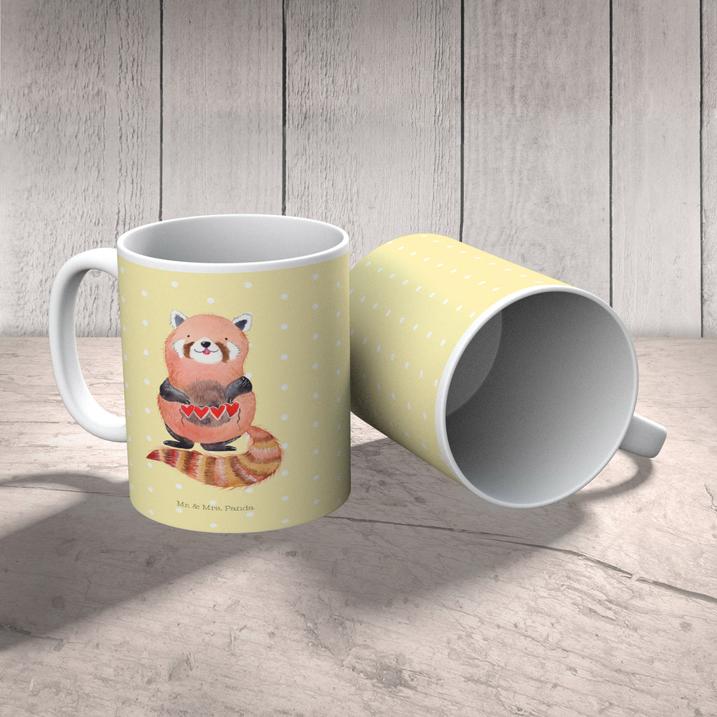 Kindertasse Roter Panda Kindertasse, Kinder Tasse, Kunststoff Tasse, Kindergarten Tasse, Trinkbecher, Camping Becher, Kaffeetasse, Kunststoffbecher, Kindergartenbecher, Outdoorgeschirr, Kunststoffgeschirr, Reisebecher, Reisetasse, Kinderbecher, Bruchfeste Tasse, Bruchsichere Tasse, Plastik Tasse, Plastiktasse, Tiermotive, Gute Laune, lustige Sprüche, Tiere, Panda, Liebe, Rot, Herz, Liebling, Lieblingsmensch