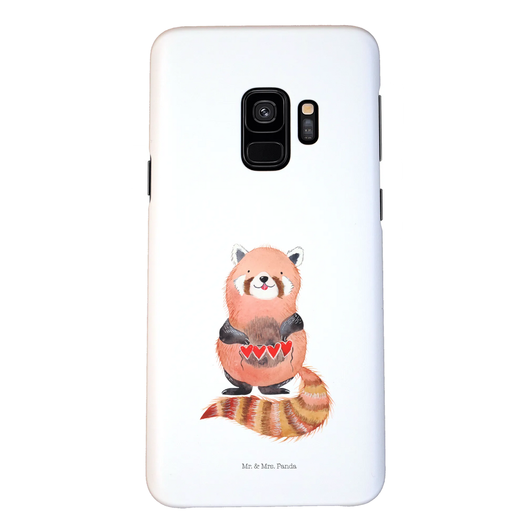 Handyhülle Roter Panda Handyhülle, Handycover, Cover, Handy, Hülle, Iphone 10, Iphone X, Tiermotive, Gute Laune, lustige Sprüche, Tiere, Panda, Liebe, Rot, Herz, Liebling, Lieblingsmensch