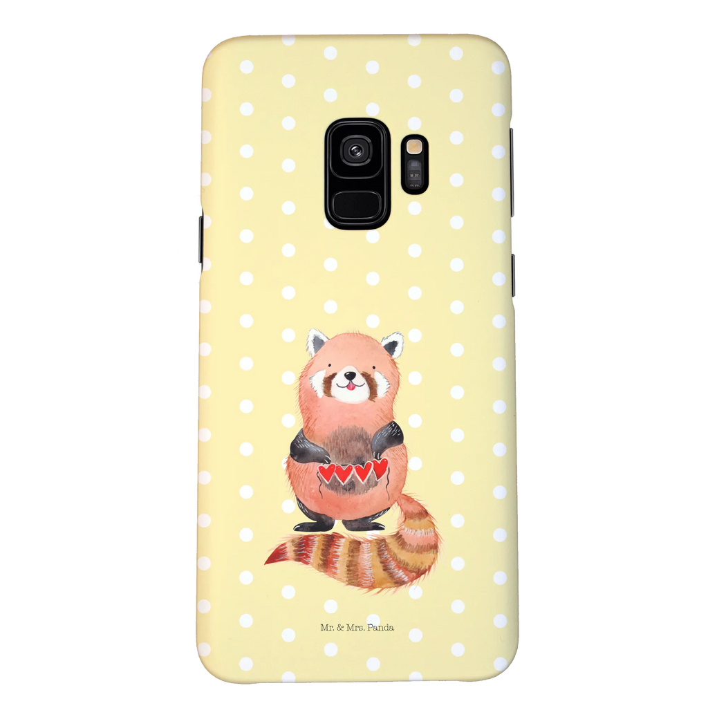 Handyhülle Roter Panda Handyhülle, Handycover, Cover, Handy, Hülle, Iphone 10, Iphone X, Tiermotive, Gute Laune, lustige Sprüche, Tiere, Panda, Liebe, Rot, Herz, Liebling, Lieblingsmensch