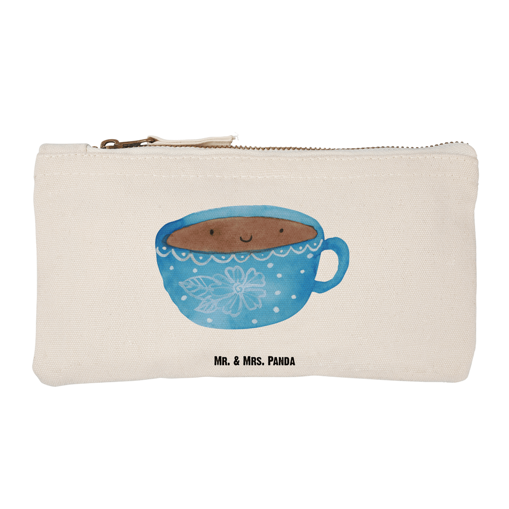 Schminktasche Kaffee Tasse Schminktasche, Kosmetiktasche, Kosmetikbeutel, Stiftemäppchen, Etui, Federmappe, Makeup, XXL, Schminketui, Kosmetiketui, Schlamperetui, Tiermotive, Gute Laune, lustige Sprüche, Tiere, Kaffee, Tasse, Liebe, Geschmack, Genuss, Glücklich