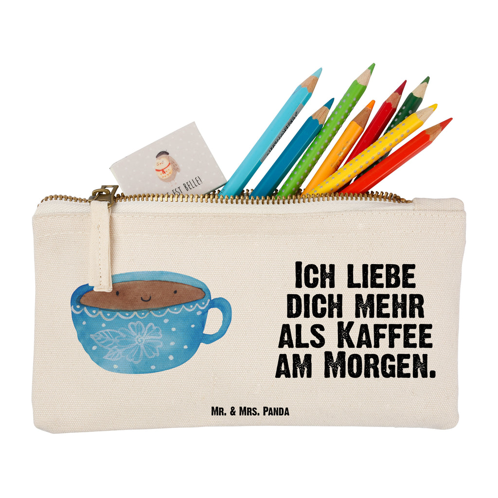 Schminktasche Kaffee Tasse Schminktasche, Kosmetiktasche, Kosmetikbeutel, Stiftemäppchen, Etui, Federmappe, Makeup, XXL, Schminketui, Kosmetiketui, Schlamperetui, Tiermotive, Gute Laune, lustige Sprüche, Tiere, Kaffee, Tasse, Liebe, Geschmack, Genuss, Glücklich