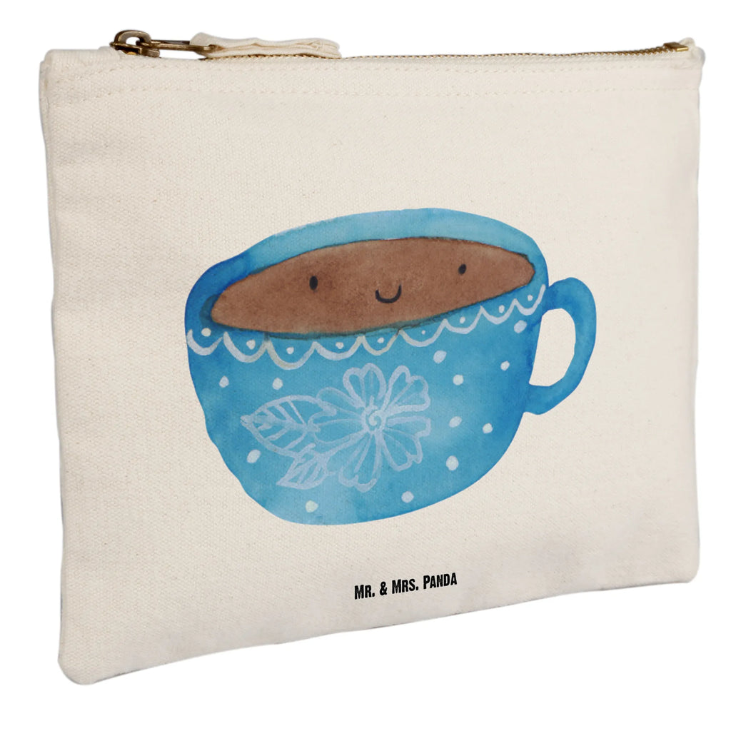 Schminktasche Kaffee Tasse Schminktasche, Kosmetiktasche, Kosmetikbeutel, Stiftemäppchen, Etui, Federmappe, Makeup, XXL, Schminketui, Kosmetiketui, Schlamperetui, Tiermotive, Gute Laune, lustige Sprüche, Tiere, Kaffee, Tasse, Liebe, Geschmack, Genuss, Glücklich