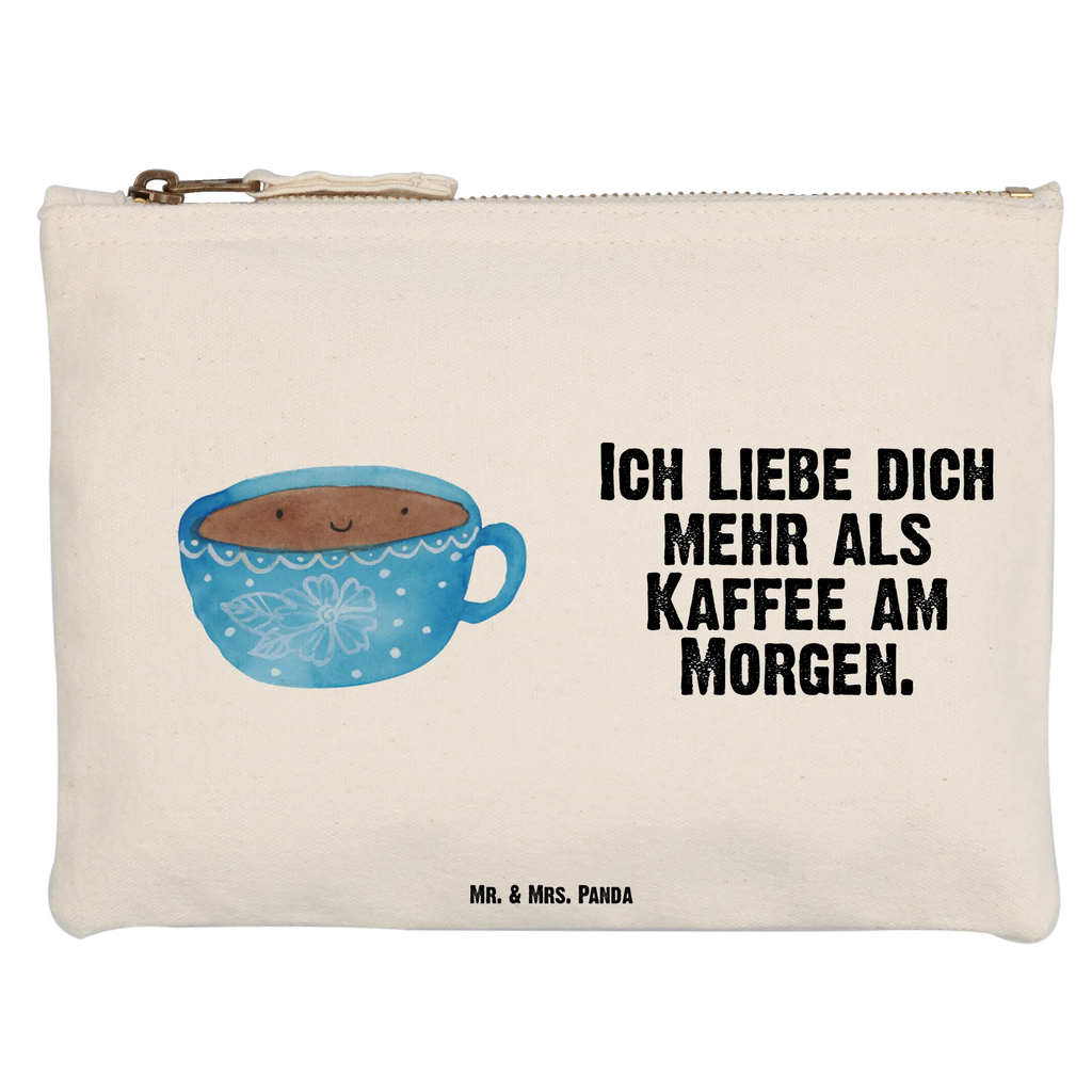 Schminktasche Kaffee Tasse Schminktasche, Kosmetiktasche, Kosmetikbeutel, Stiftemäppchen, Etui, Federmappe, Makeup, XXL, Schminketui, Kosmetiketui, Schlamperetui, Tiermotive, Gute Laune, lustige Sprüche, Tiere, Kaffee, Tasse, Liebe, Geschmack, Genuss, Glücklich