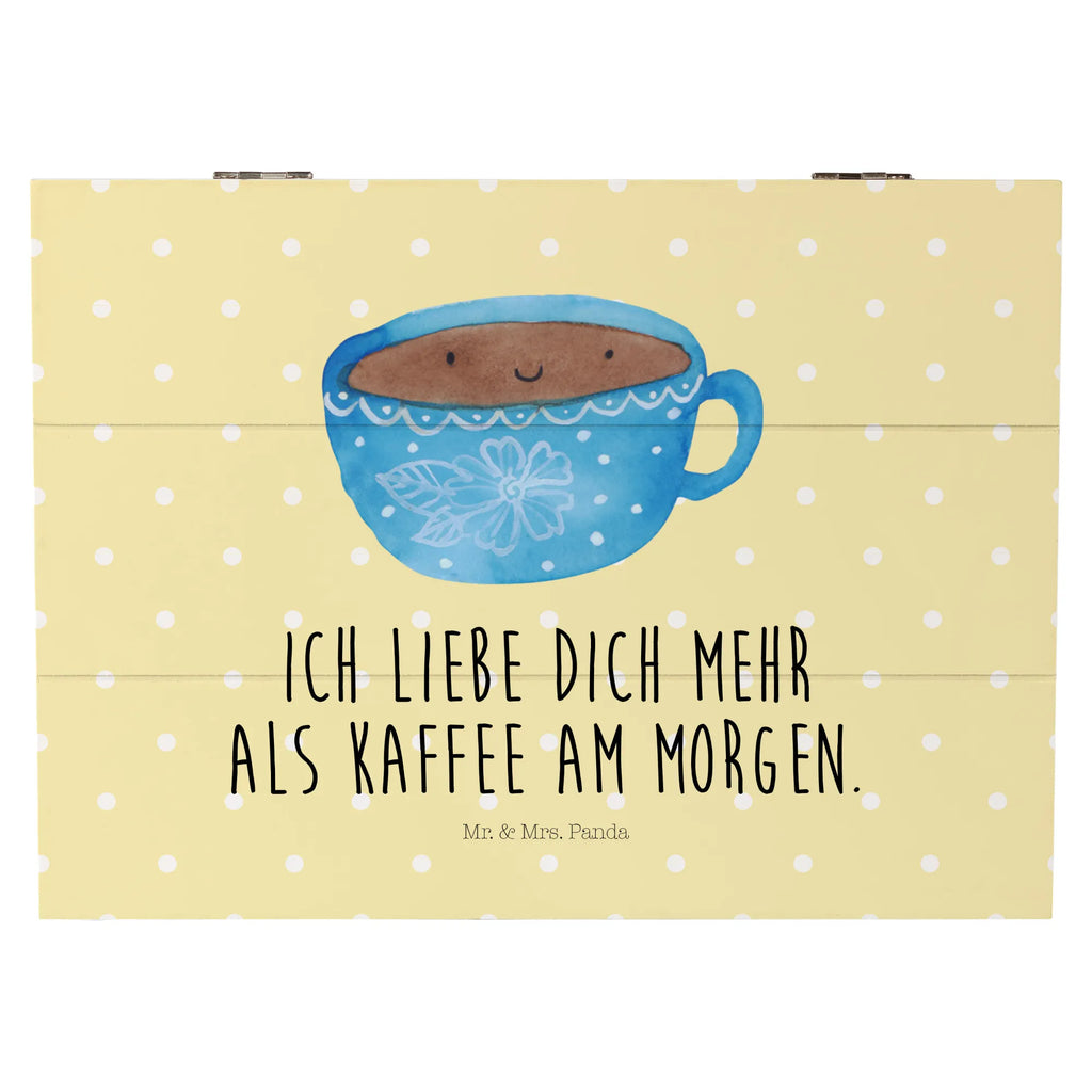 Holzkiste Kaffee Tasse Holzkiste, Kiste, Schatzkiste, Truhe, Schatulle, XXL, Erinnerungsbox, Erinnerungskiste, Dekokiste, Aufbewahrungsbox, Geschenkbox, Geschenkdose, Tiermotive, Gute Laune, lustige Sprüche, Tiere, Kaffee, Tasse, Liebe, Geschmack, Genuss, Glücklich