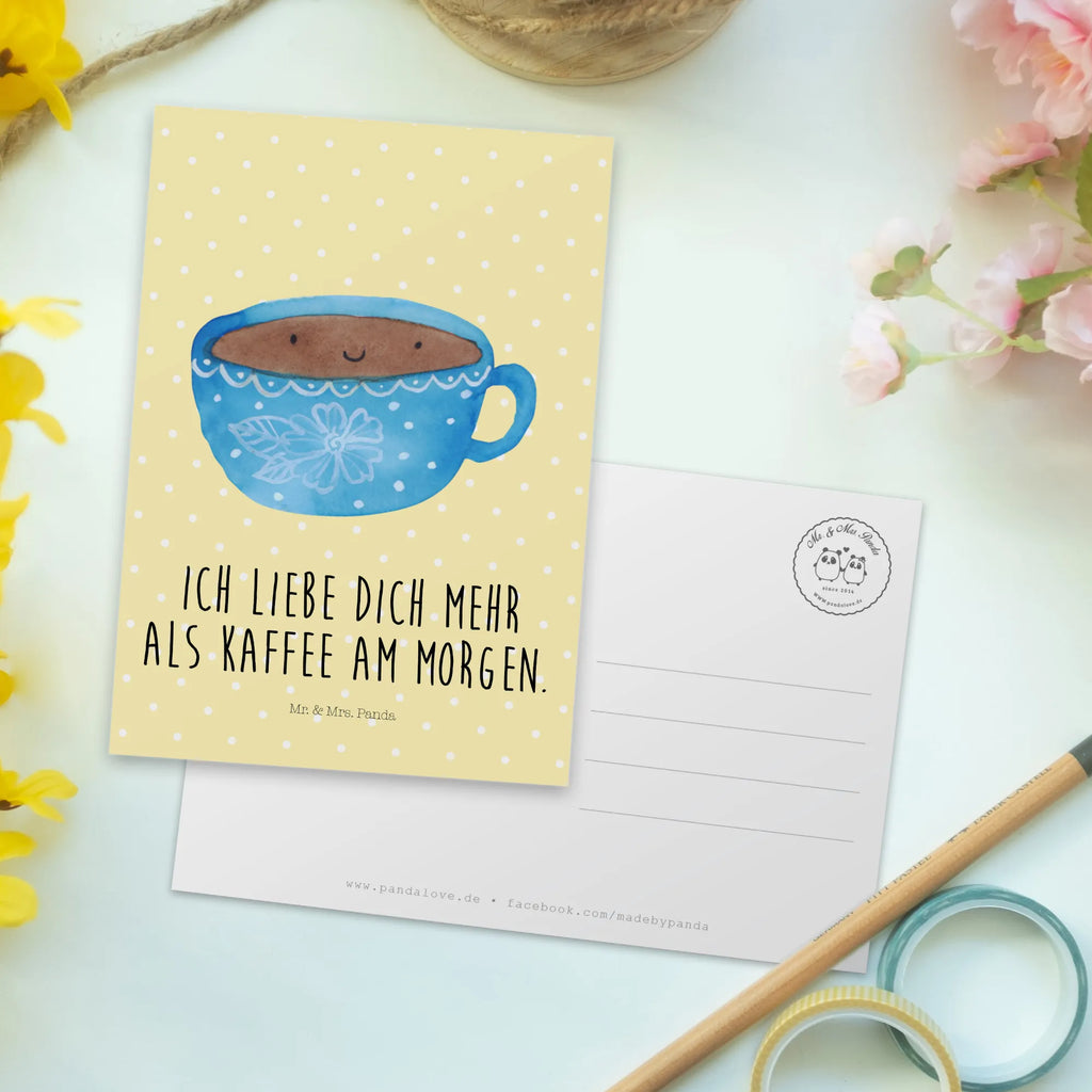 Postkarte Kaffee Tasse Postkarte, Karte, Geschenkkarte, Grußkarte, Einladung, Ansichtskarte, Geburtstagskarte, Einladungskarte, Dankeskarte, Ansichtskarten, Einladung Geburtstag, Einladungskarten Geburtstag, Tiermotive, Gute Laune, lustige Sprüche, Tiere, Kaffee, Tasse, Liebe, Geschmack, Genuss, Glücklich