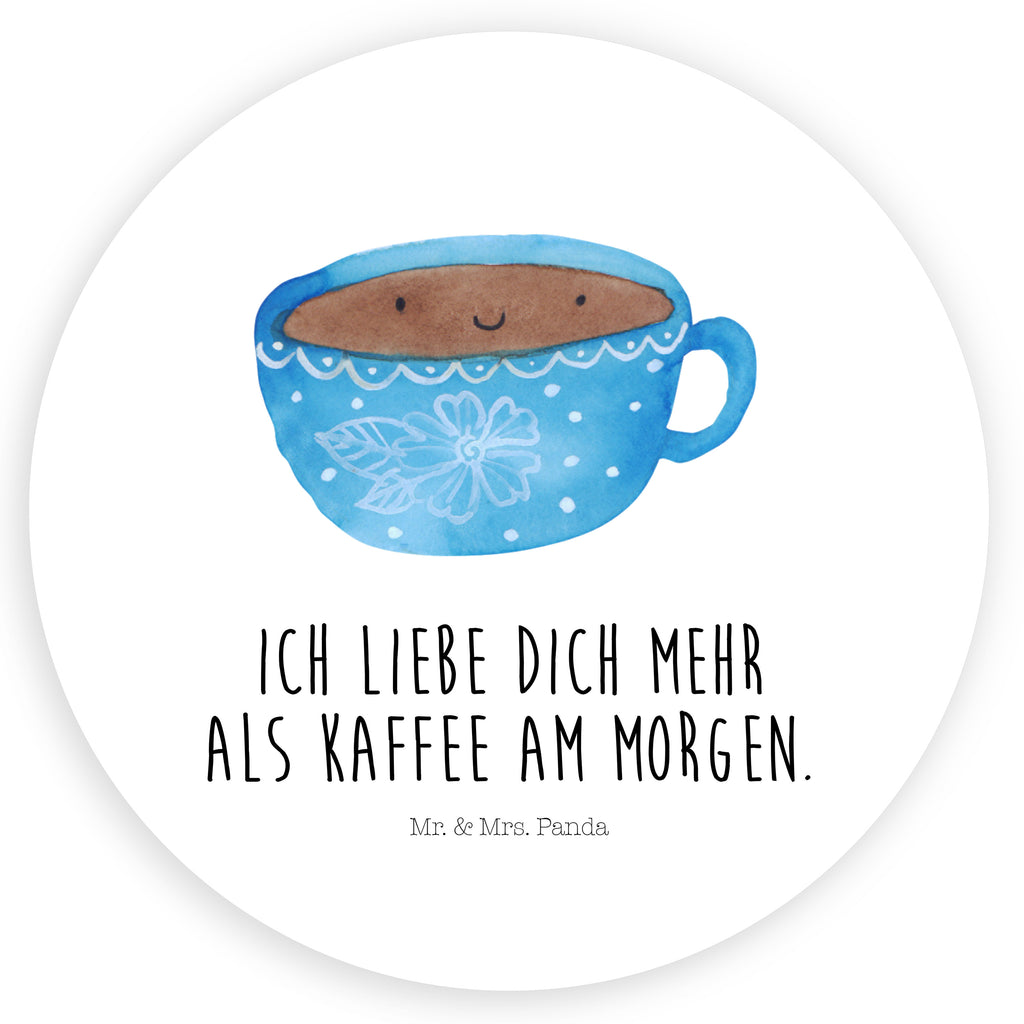 Rund Aufkleber Kaffee Tasse Sticker, Aufkleber, Etikett, Kinder, rund, Tiermotive, Gute Laune, lustige Sprüche, Tiere, Kaffee, Tasse, Liebe, Geschmack, Genuss, Glücklich