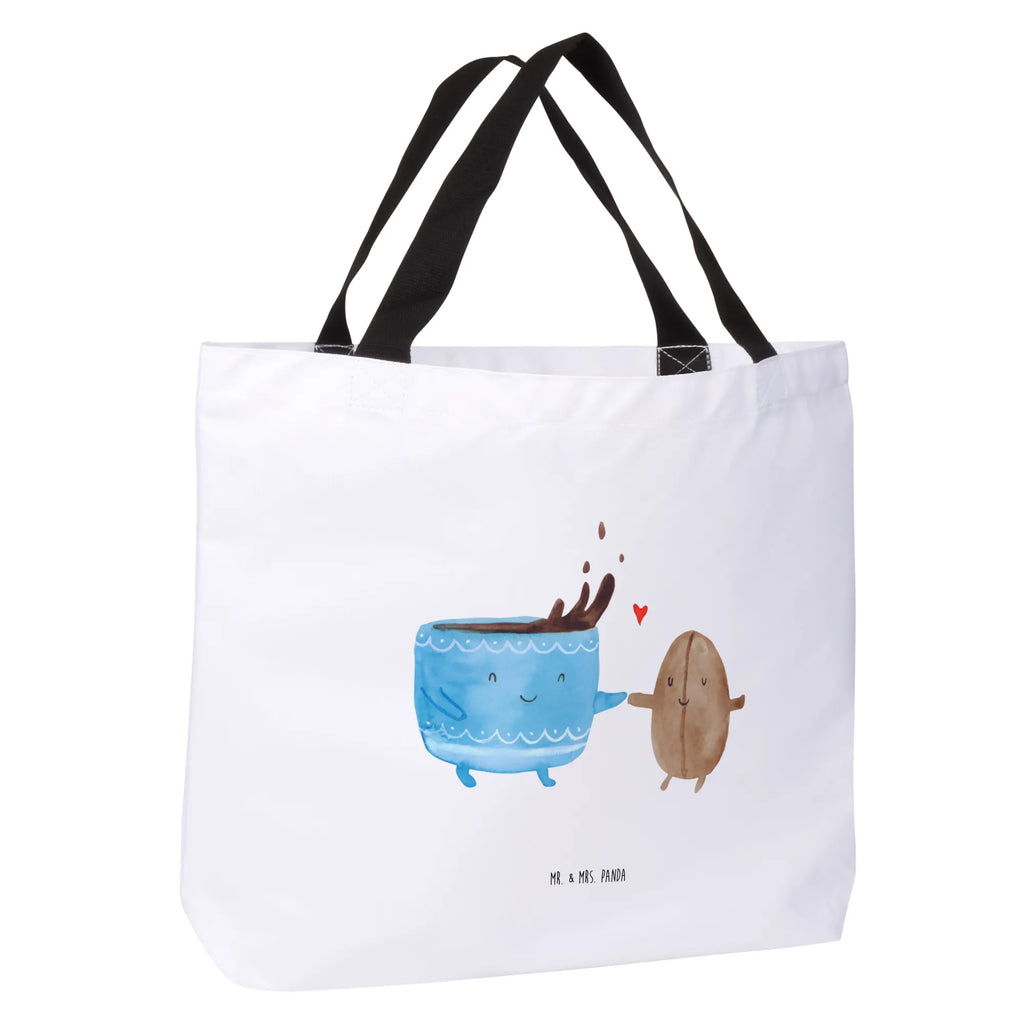 Shopper Kaffee Bohne Beutel, Einkaufstasche, Tasche, Strandtasche, Einkaufsbeutel, Shopper, Schultasche, Freizeittasche, Tragebeutel, Schulbeutel, Alltagstasche, Tiermotive, Gute Laune, lustige Sprüche, Tiere, Kaffee, Kaffeebohne, Genuss, Zufriedenheit, Glück