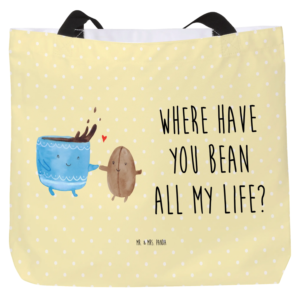 Shopper Kaffee Bohne Beutel, Einkaufstasche, Tasche, Strandtasche, Einkaufsbeutel, Shopper, Schultasche, Freizeittasche, Tragebeutel, Schulbeutel, Alltagstasche, Tiermotive, Gute Laune, lustige Sprüche, Tiere, Kaffee, Kaffeebohne, Genuss, Zufriedenheit, Glück