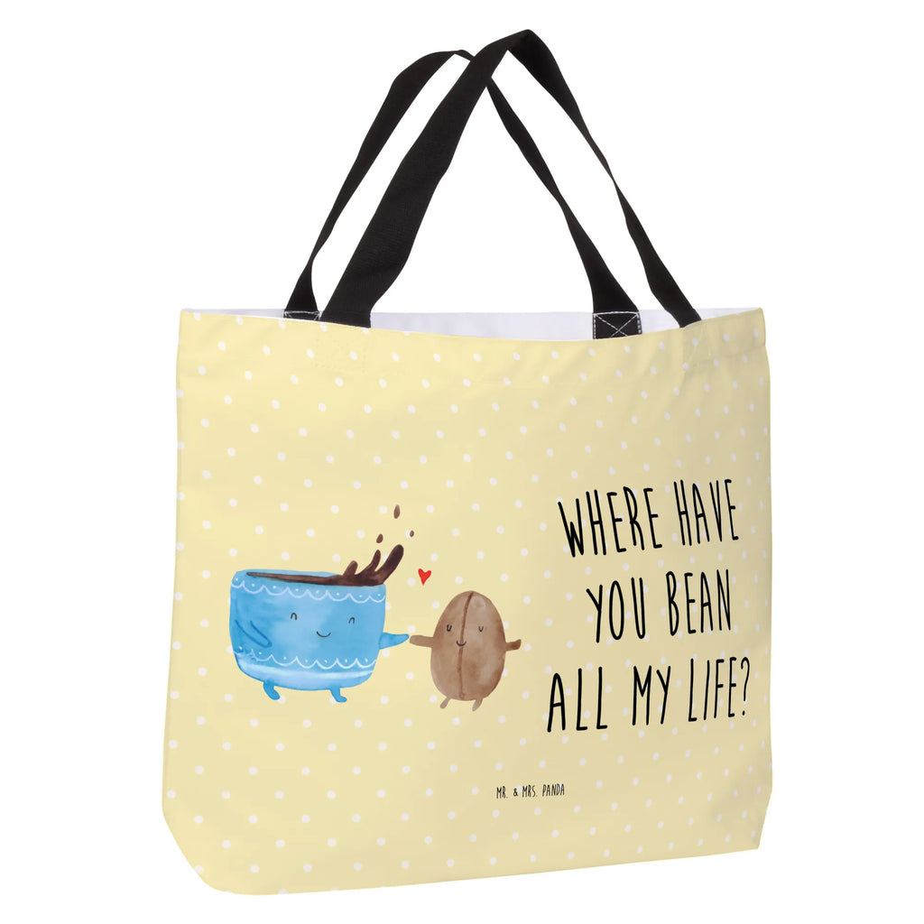 Shopper Kaffee Bohne Beutel, Einkaufstasche, Tasche, Strandtasche, Einkaufsbeutel, Shopper, Schultasche, Freizeittasche, Tragebeutel, Schulbeutel, Alltagstasche, Tiermotive, Gute Laune, lustige Sprüche, Tiere, Kaffee, Kaffeebohne, Genuss, Zufriedenheit, Glück