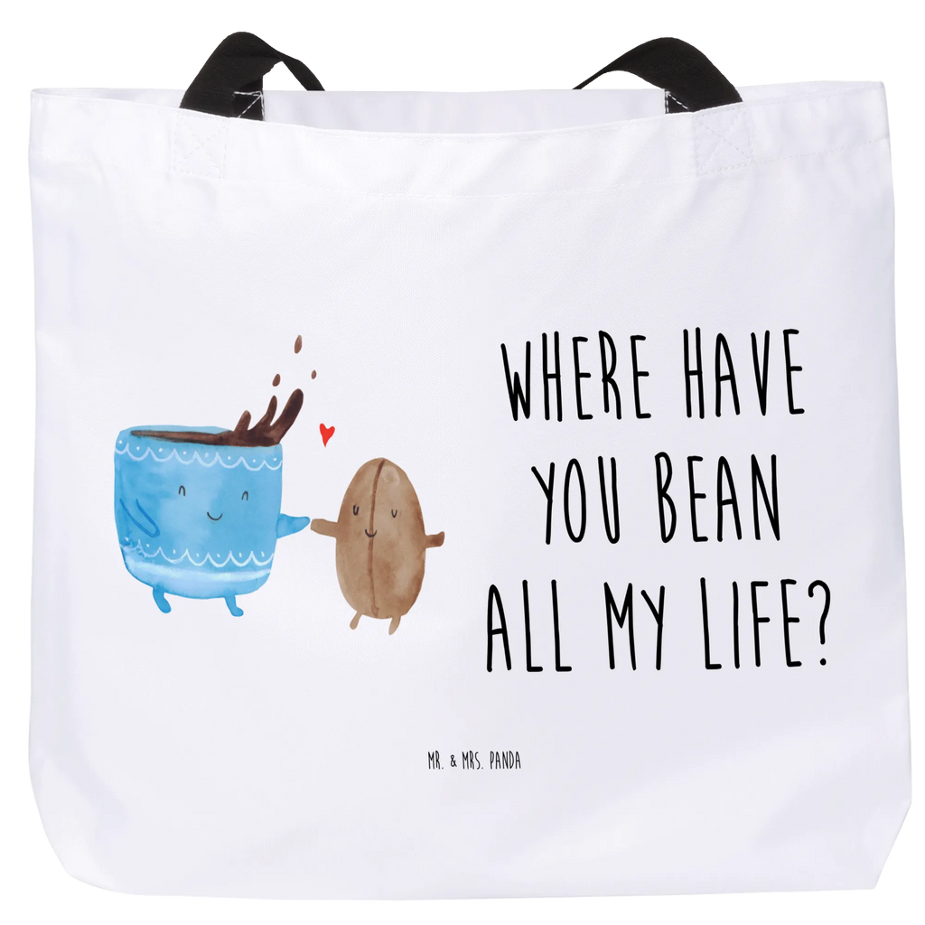 Shopper Kaffee Bohne Beutel, Einkaufstasche, Tasche, Strandtasche, Einkaufsbeutel, Shopper, Schultasche, Freizeittasche, Tragebeutel, Schulbeutel, Alltagstasche, Tiermotive, Gute Laune, lustige Sprüche, Tiere, Kaffee, Kaffeebohne, Genuss, Zufriedenheit, Glück