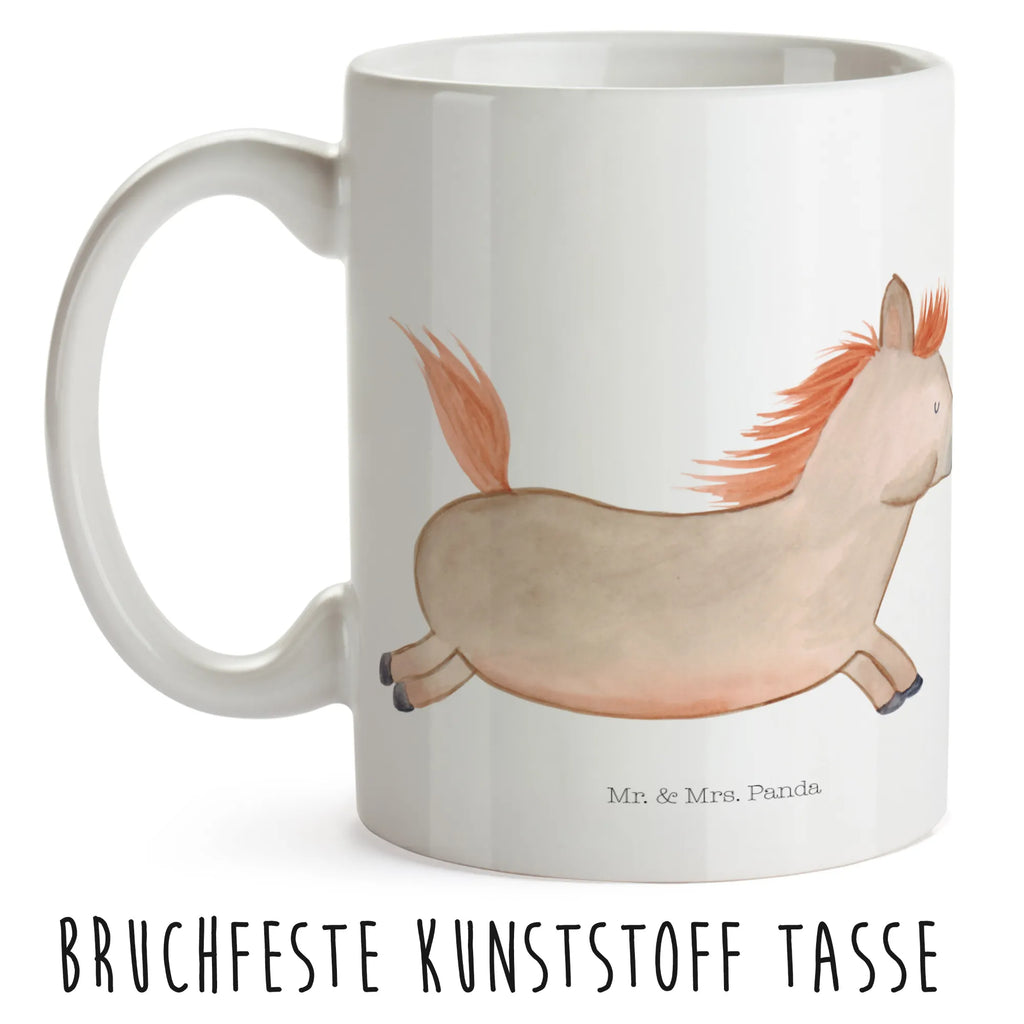 Kindertasse Pferd springt Kindertasse, Kinder Tasse, Kunststoff Tasse, Kindergarten Tasse, Trinkbecher, Camping Becher, Kaffeetasse, Kunststoffbecher, Kindergartenbecher, Outdoorgeschirr, Kunststoffgeschirr, Reisebecher, Reisetasse, Kinderbecher, Bruchfeste Tasse, Bruchsichere Tasse, Plastik Tasse, Plastiktasse, Bauernhof, Hoftiere, Landwirt, Landwirtin, Pferd, Pony, Pferde, Stall, Pferdestall, ausreiten, reiten, Pferdebesitzer