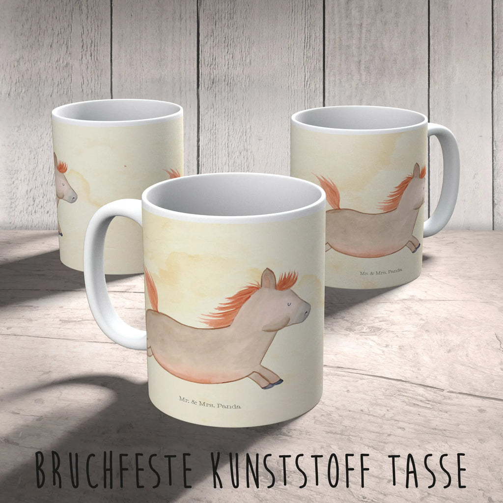 Kindertasse Pferd springt Kindertasse, Kinder Tasse, Kunststoff Tasse, Kindergarten Tasse, Trinkbecher, Camping Becher, Kaffeetasse, Kunststoffbecher, Kindergartenbecher, Outdoorgeschirr, Kunststoffgeschirr, Reisebecher, Reisetasse, Kinderbecher, Bruchfeste Tasse, Bruchsichere Tasse, Plastik Tasse, Plastiktasse, Bauernhof, Hoftiere, Landwirt, Landwirtin, Pferd, Pony, Pferde, Stall, Pferdestall, ausreiten, reiten, Pferdebesitzer