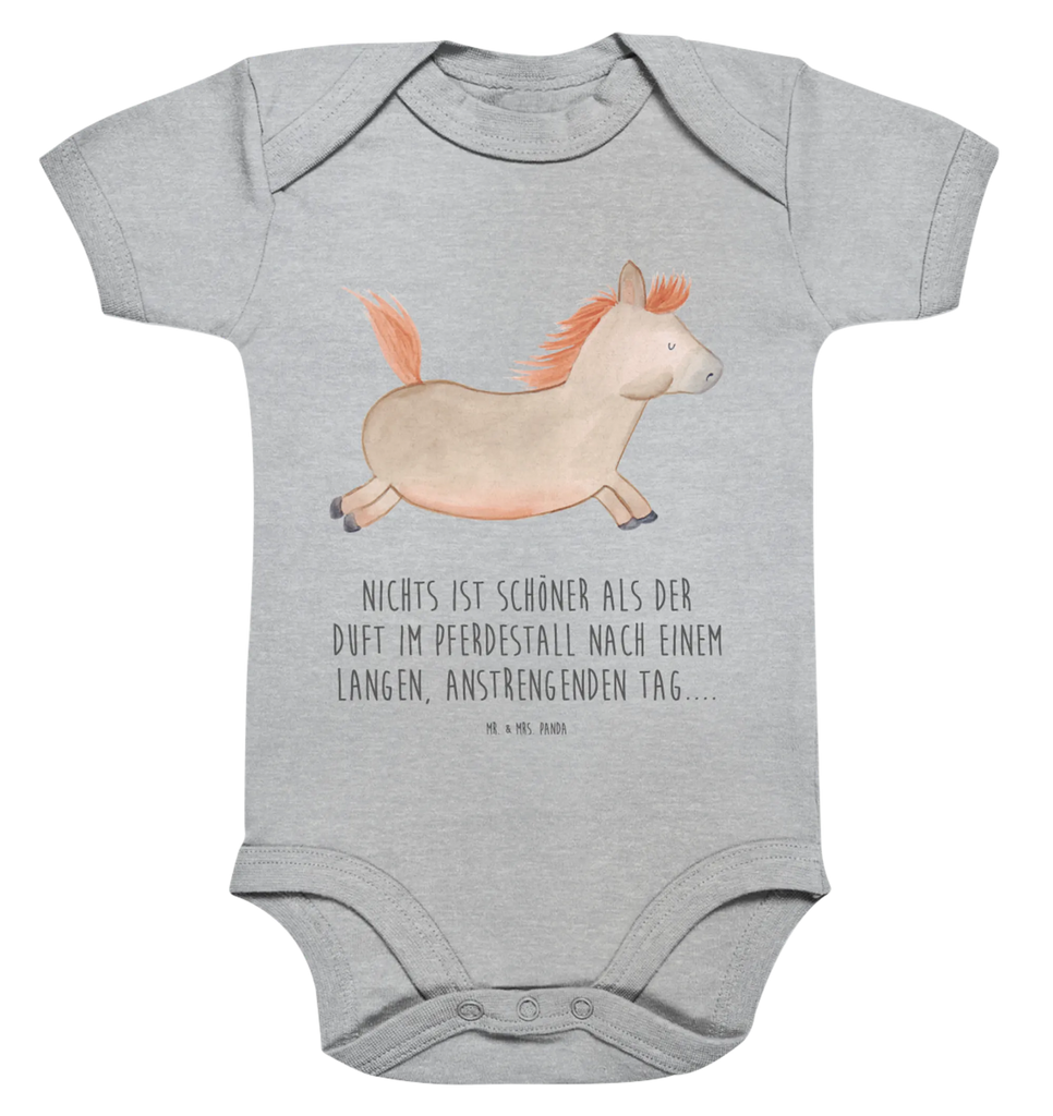 Organic Baby Body Pferd Springen Babykleidung, Babystrampler, Strampler, Wickelbody, Baby Erstausstattung, Junge, Mädchen, Bauernhof, Hoftiere, Landwirt, Landwirtin, Pferd, Pony, Pferde, Stall, Pferdestall, ausreiten, reiten, Pferdebesitzer