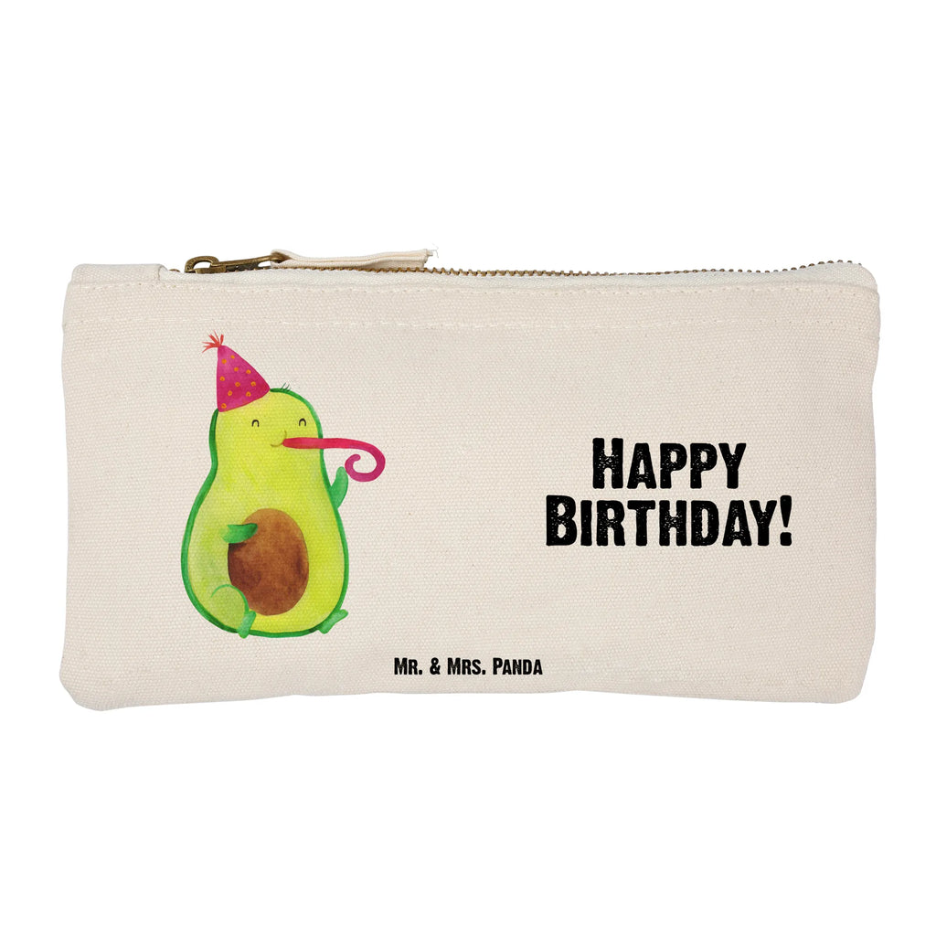 Schminktasche Avocado Birthday Schminktasche, Kosmetiktasche, Kosmetikbeutel, Stiftemäppchen, Etui, Federmappe, Makeup, XXL, Schminketui, Kosmetiketui, Schlamperetui, Avocado, Veggie, Vegan, Gesund