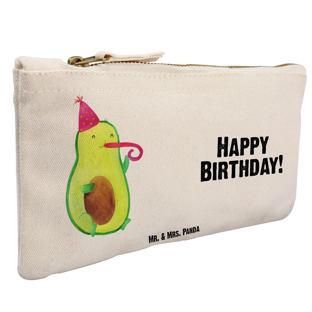 Schminktasche Avocado Birthday Schminktasche, Kosmetiktasche, Kosmetikbeutel, Stiftemäppchen, Etui, Federmappe, Makeup, XXL, Schminketui, Kosmetiketui, Schlamperetui, Avocado, Veggie, Vegan, Gesund