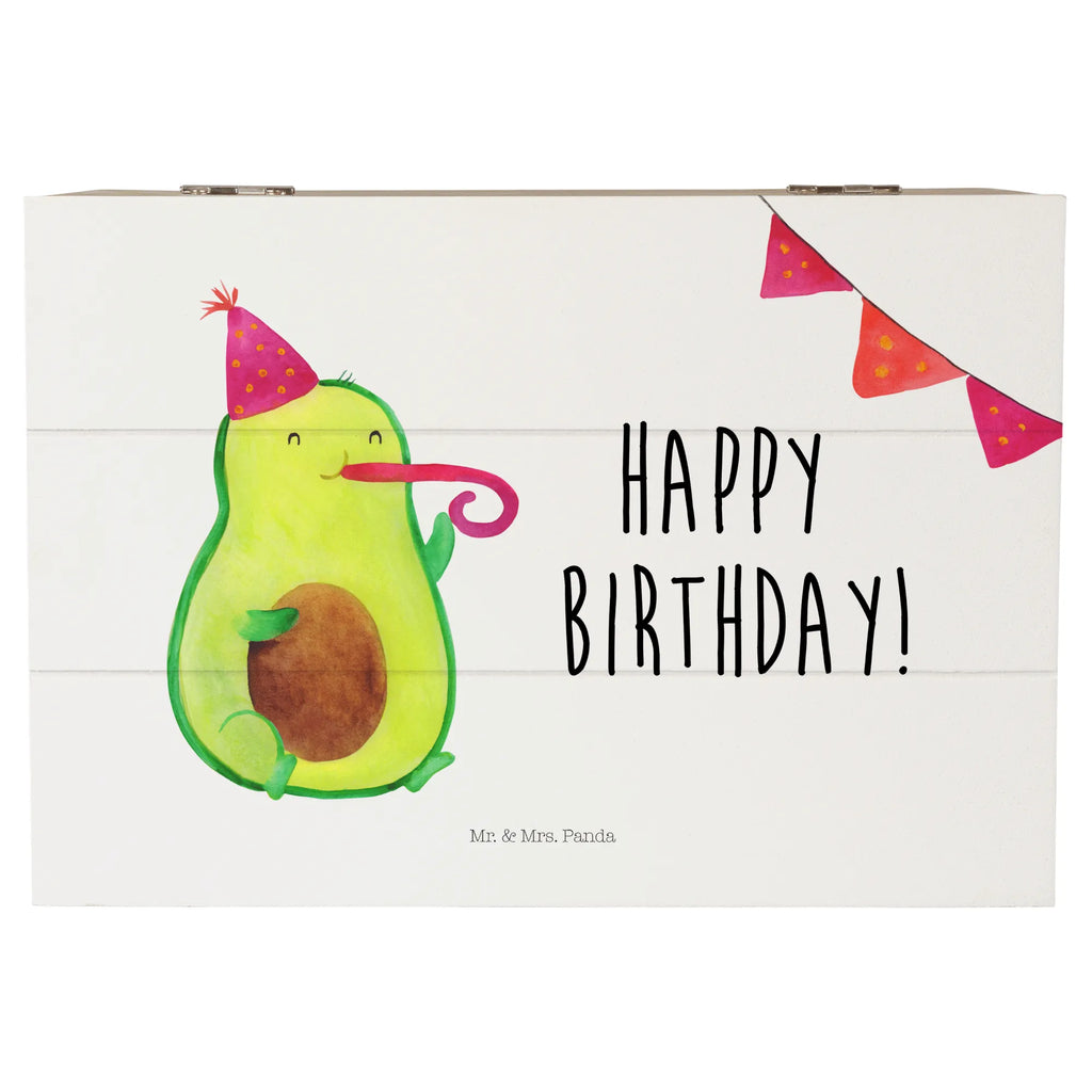 Holzkiste Avocado Birthday Holzkiste, Kiste, Schatzkiste, Truhe, Schatulle, XXL, Erinnerungsbox, Erinnerungskiste, Dekokiste, Aufbewahrungsbox, Geschenkbox, Geschenkdose, Avocado, Veggie, Vegan, Gesund